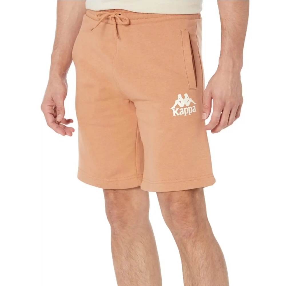 Kappa Authentic Uppsala (Brown Light/White Antique) Men's Shorts Size Large